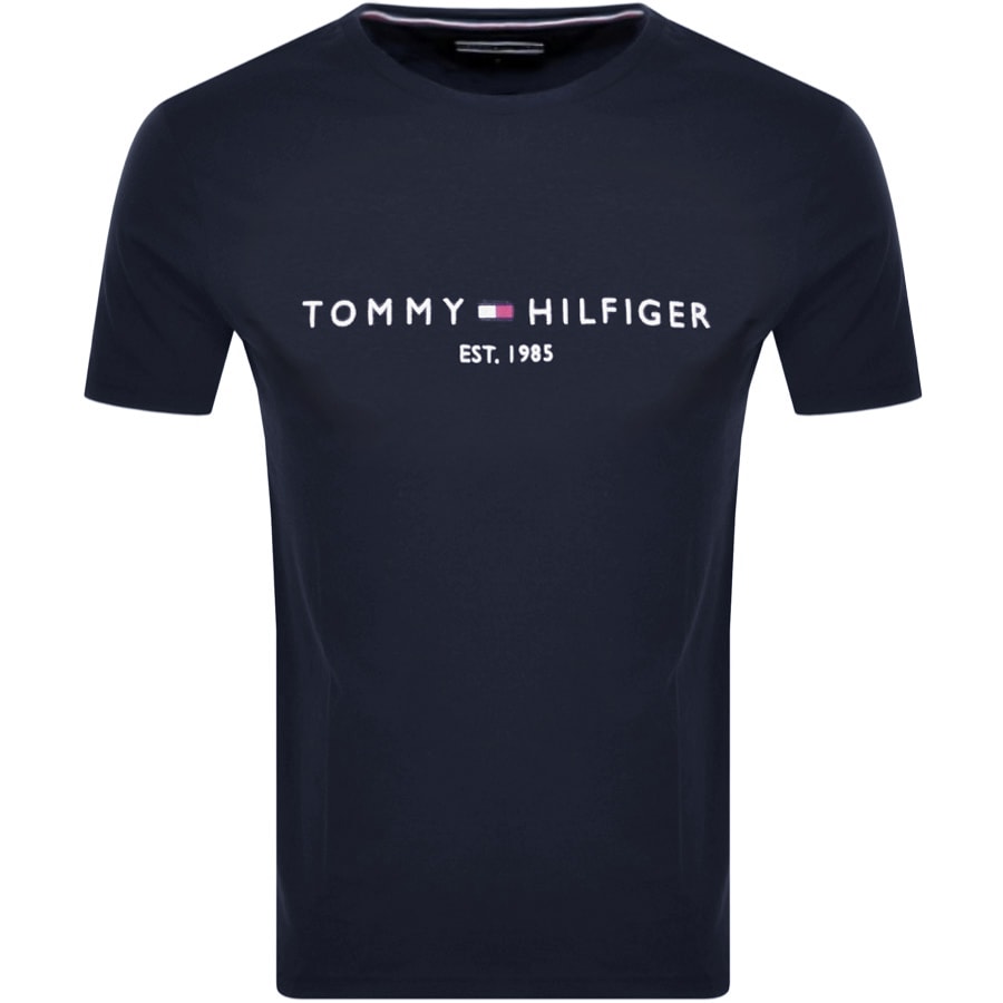 Alternative Image for ProductTommy Hilfiger Logo T Shirt Navy1